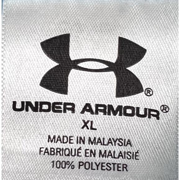 Under Armour Women's  XL Fleece 1/4 Zip Pullover Sweater Light Blue UA Logo - Picture 6 of 13